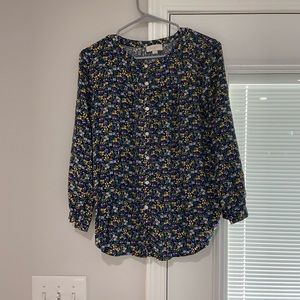 LOFT medium floral top